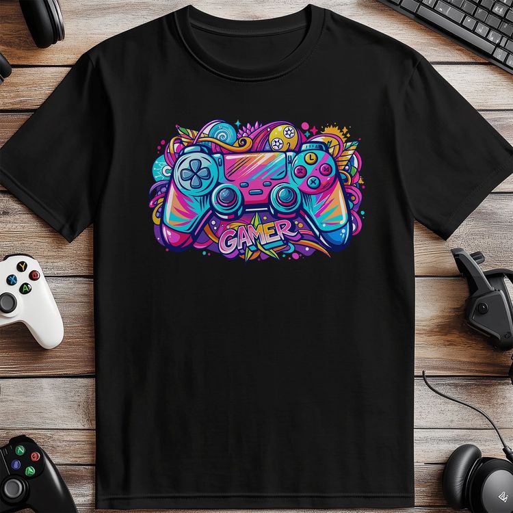 Gamer36 controller T-shirt image 3