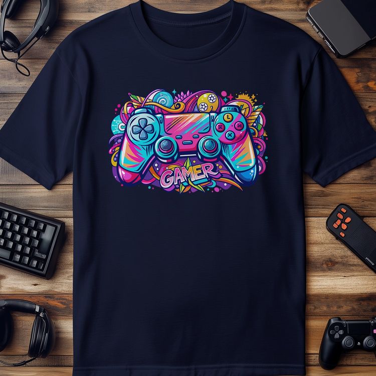 Gamer36 controller T-shirt image 2