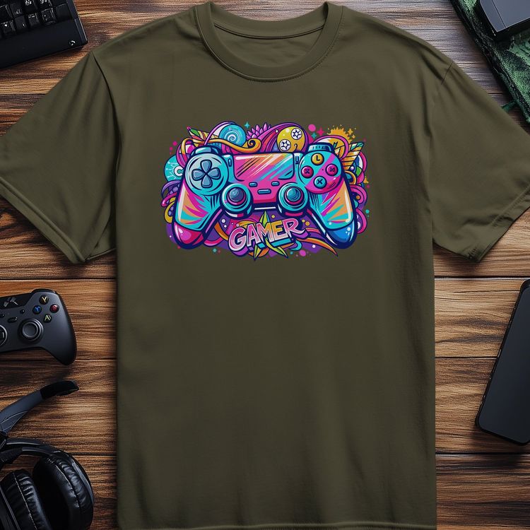 Gamer36 controller T-shirt image 4