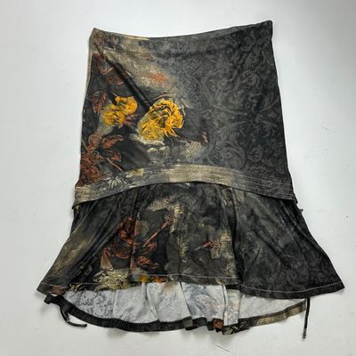 Roberto cavalli Floral Patterned Skirt