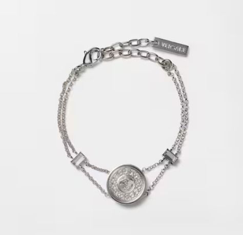 Versace Silver Chain Bracelet