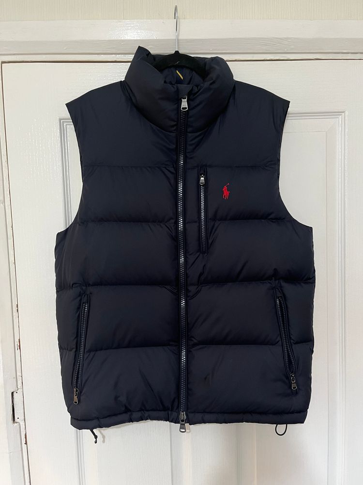Ralph Lauren Gilet Mens Small Navy RRP £345 image 1