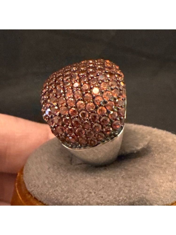Ring With Brown Stones imagen 1
