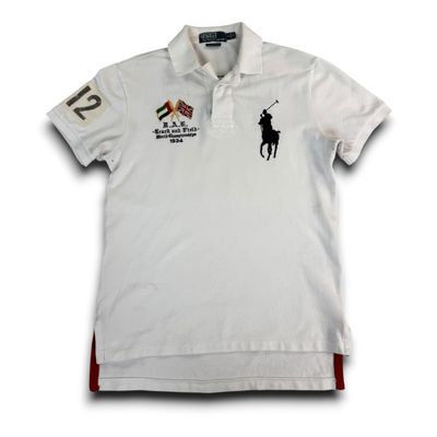 Ralph Lauren 2000's big pony UAE embroidered polo shirt (S)