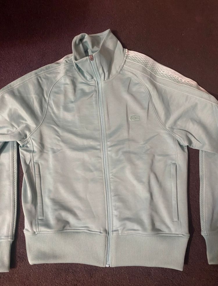 Lacoste Light Blue Zip-Up Jacket