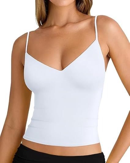 White Camisole Tank Top image 1