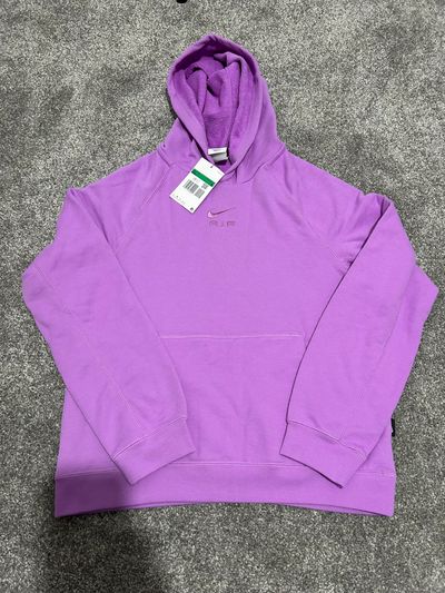 Nike Air girls purple standard fit hoodie