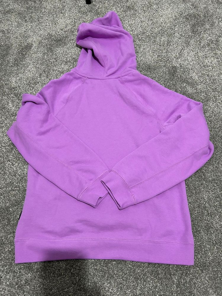 Nike Air girls purple standard fit hoodie image 3