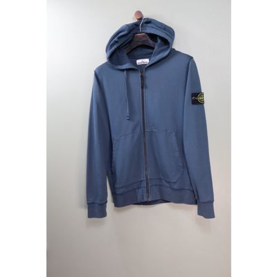 Stone Island Deep Blue Zipped Hoodie