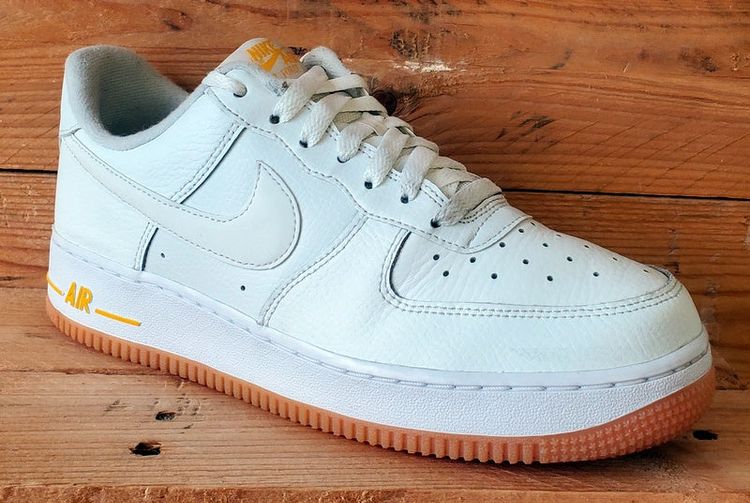 Nike Air Force 1 Low Leather Trainers UK6/US7/EU40 DZ4512-100 White/Uni/Gum image 13