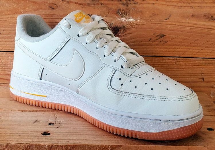Nike Air Force 1 Low Leather Trainers UK6/US7/EU40 DZ4512-100 White/Uni/Gum image 10