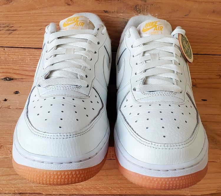 Nike Air Force 1 Low Leather Trainers UK6/US7/EU40 DZ4512-100 White/Uni/Gum image 7