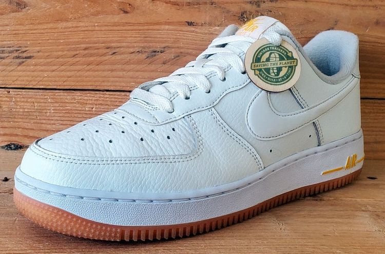 Nike Air Force 1 Low Leather Trainers UK6/US7/EU40 DZ4512-100 White/Uni/Gum image 8