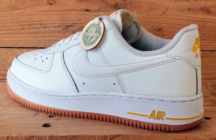 Nike Air Force 1 Low Leather Trainers UK6/US7/EU40 DZ4512-100 White/Uni/Gum image 9