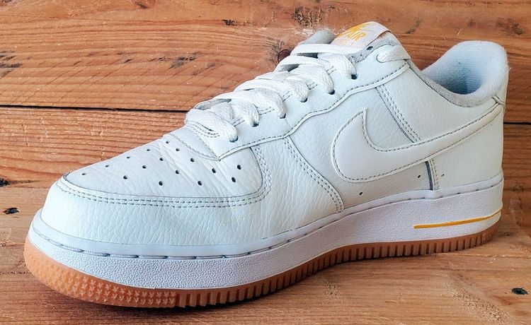 Nike Air Force 1 Low Leather Trainers UK6/US7/EU40 DZ4512-100 White/Uni/Gum image 6