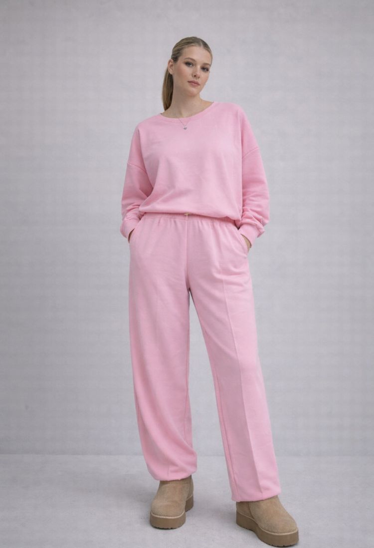 Pink Sweatpants Puder pink 2