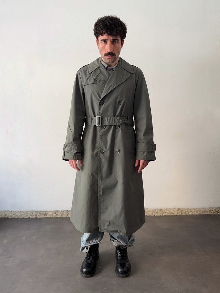 1960s/70s Us Army trench coat military green