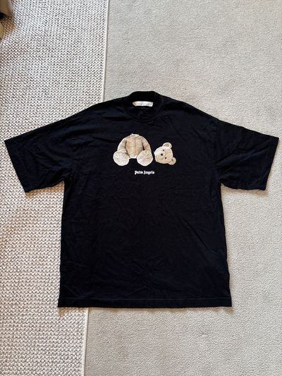 Palm Angels Black Teddy Bear T-shirt Medium