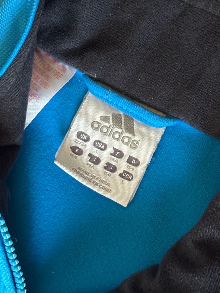 Adidas Blue And White Track Jacket 3
