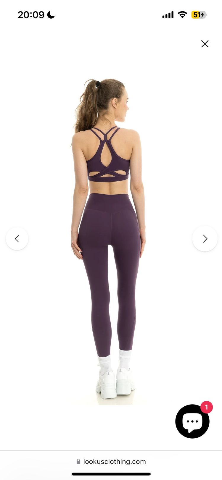 Immagine di Women'S Purple Activewear Set 3