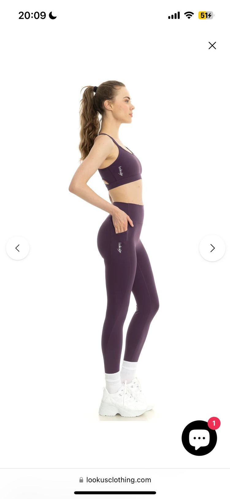Immagine di Women'S Purple Activewear Set 2