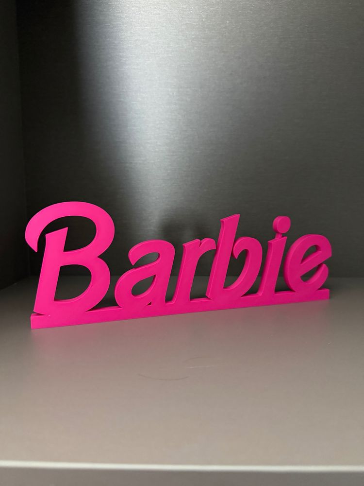 Barbie Barbie Logo 3D - Różowy Napis Dekoracyjny  product image