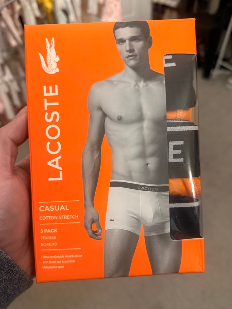 Lacoste Live Lacoste Casual Cotton Stretch 3 Pack Trunks Boxers product image