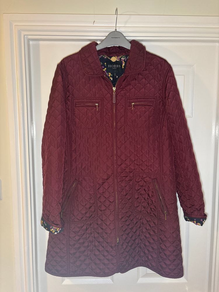 Hobbs quilted coat