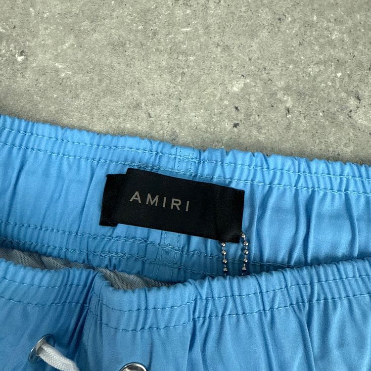 Amiri Blue Swim Shorts 4