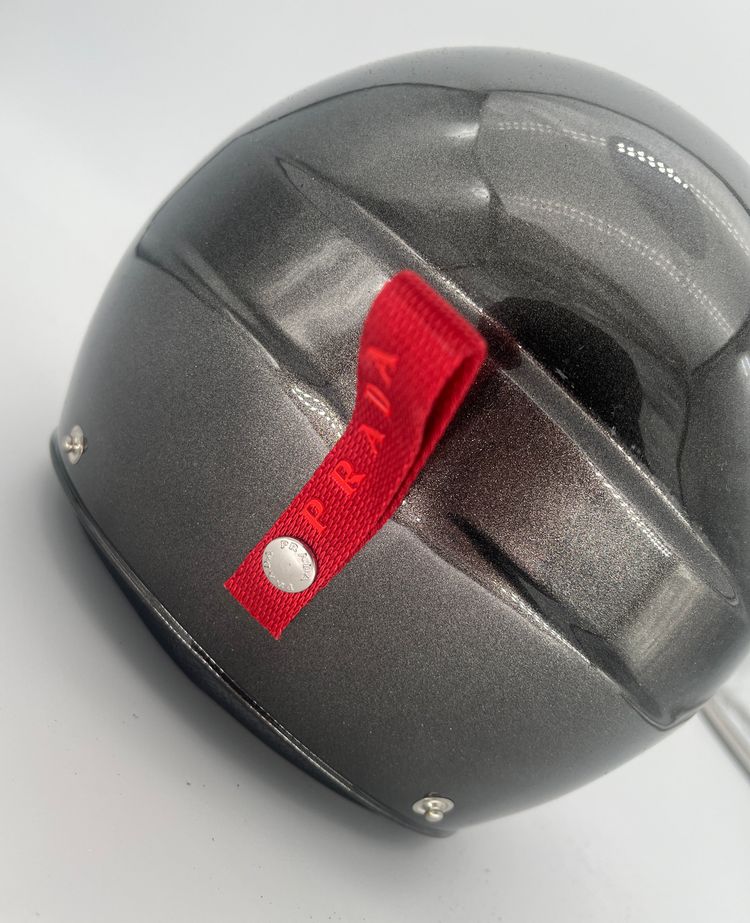 Prada Linea Rossa Luxury Ski / Snowboard Helmet & Ear Muffs Set image 2