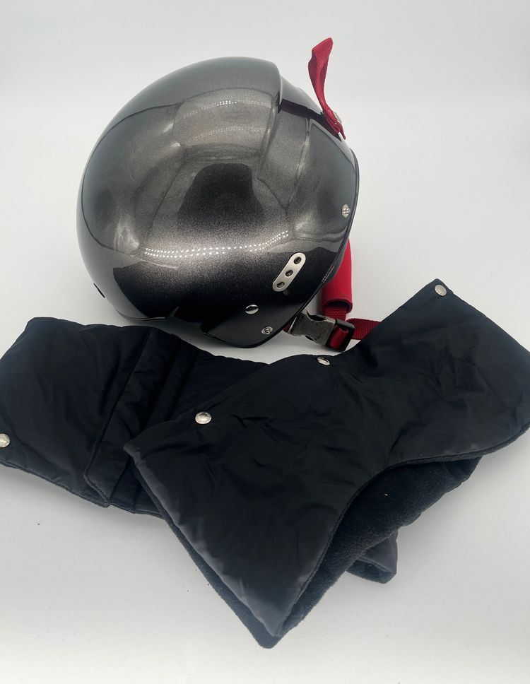 Prada Linea Rossa Luxury Ski / Snowboard Helmet & Ear Muffs Set image 6