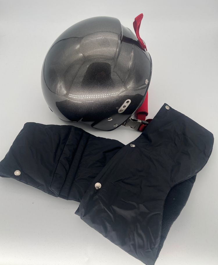 Prada Linea Rossa Luxury Ski / Snowboard Helmet & Ear Muffs Set image 3
