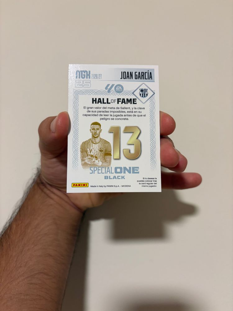 Panini Special One Black Football Trading Card imagen 2