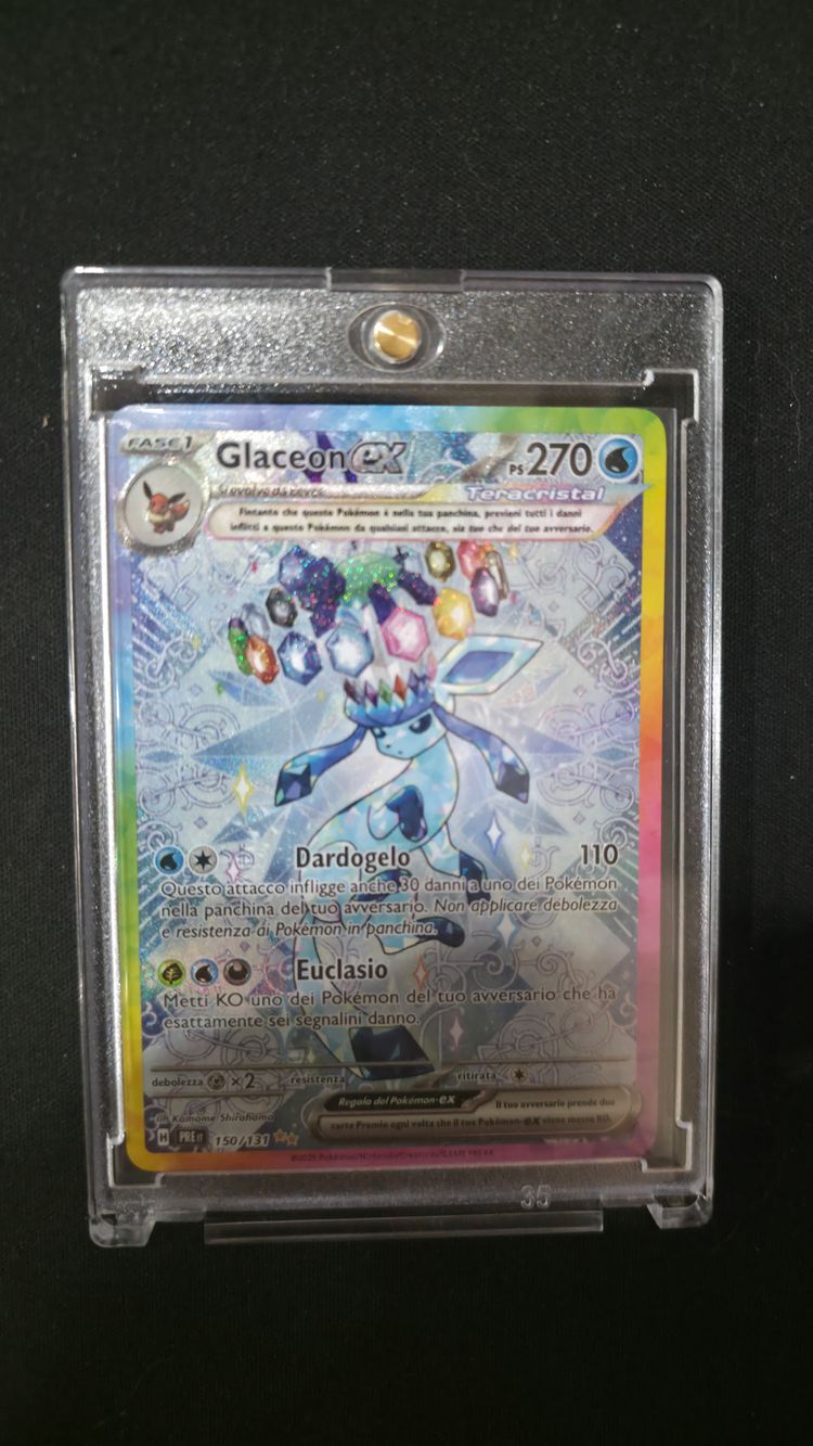 ​Pokemon Glaceon ex SAR 150/131 Teracristal ITA Near Mint image 1