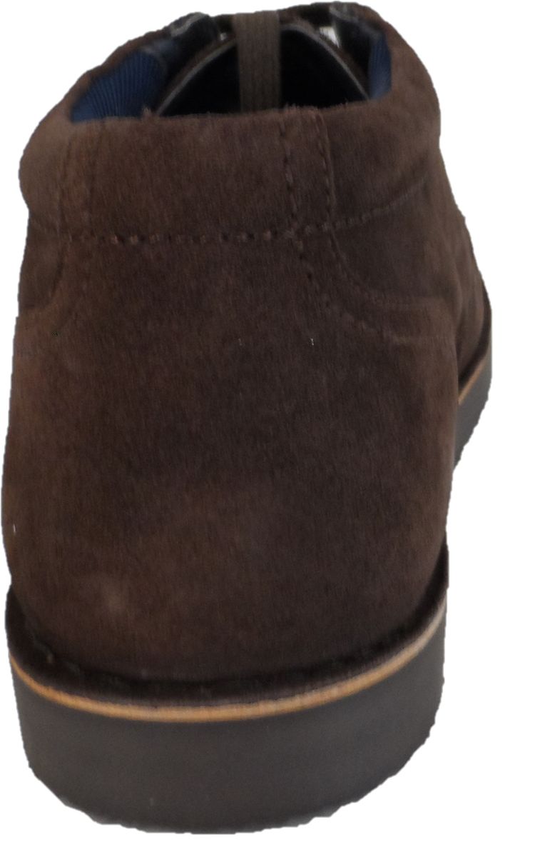 Roamers Brown Center Seam Retro Real Suede Desert Boots obraz 6