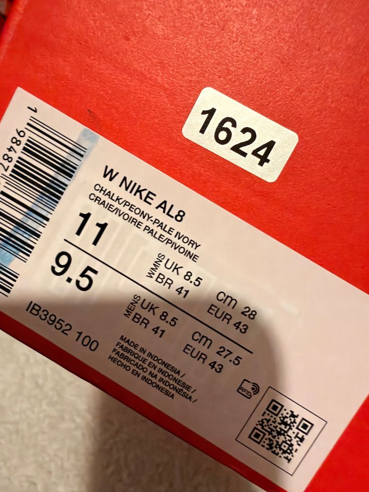 Nike AL8 Women’s Trainers – Chalk, Pale Ivory & Pink – UK 8.5 imagen 5