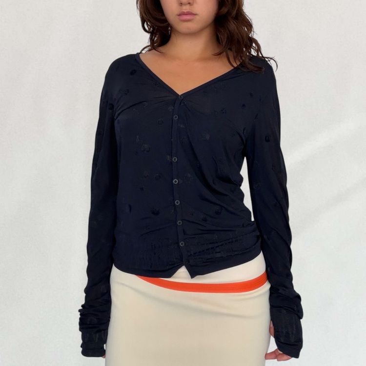 Immagine di Marithé + François Girbaud embroidered cardigan 5