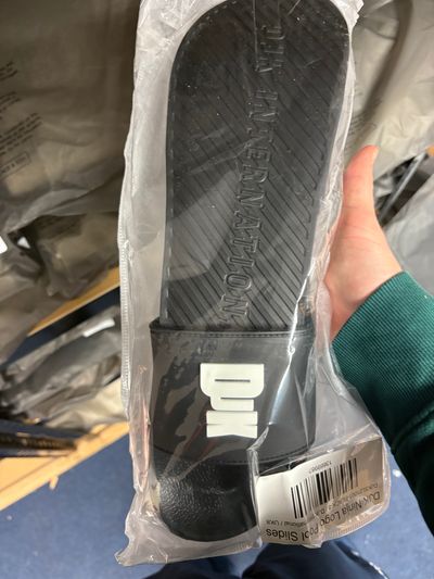 Puma Black Slide Sandals