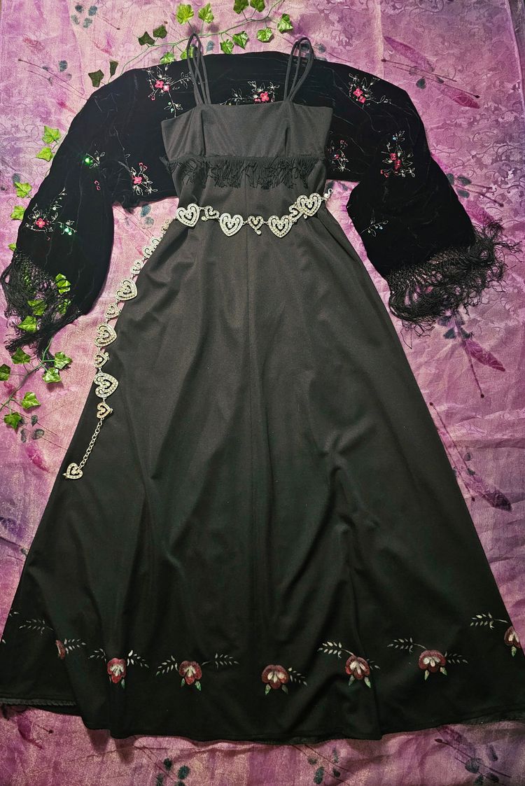 Other 1970s Hand Painted Folk Dress product image