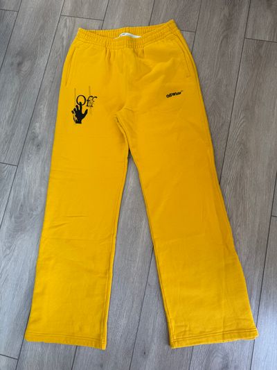 Off-White Yellow Sweatpants