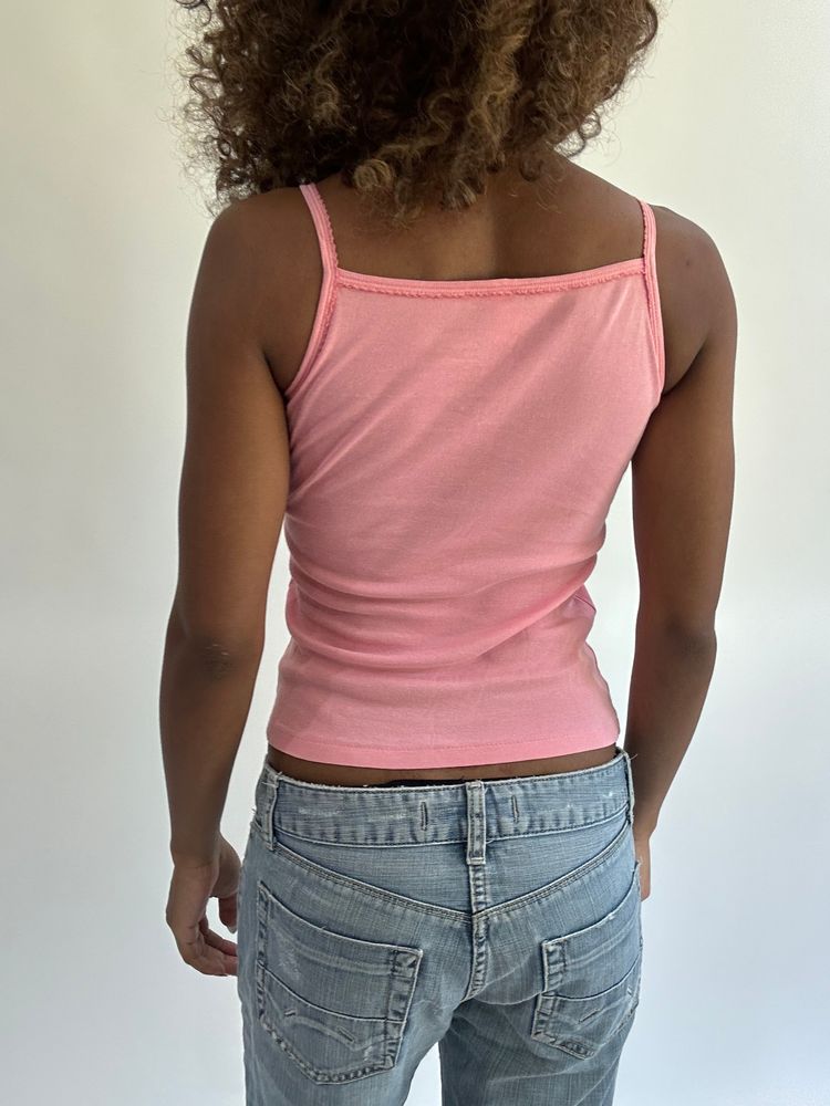 SATC drop | small pink cami top with bow 4