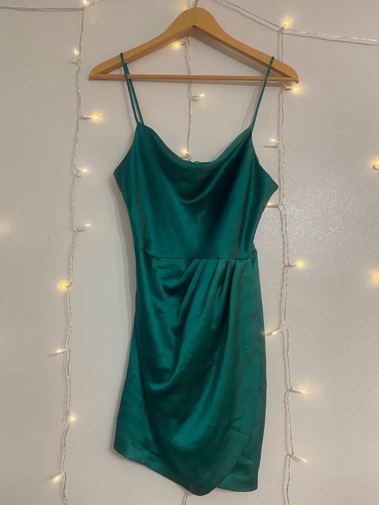 Slip Green Satin Slip Dress product image