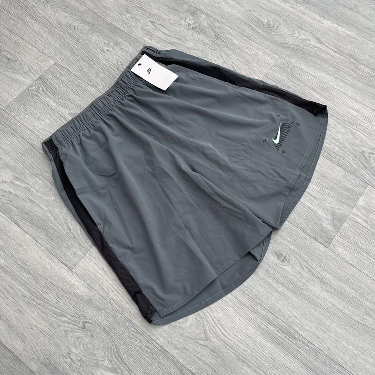 Nike Dri Fit Grid Challenger 7" Brief Lined Shorts Training Running [IQ3477-065]