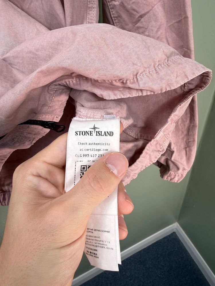 Stone Island Pink Overshirt image 6