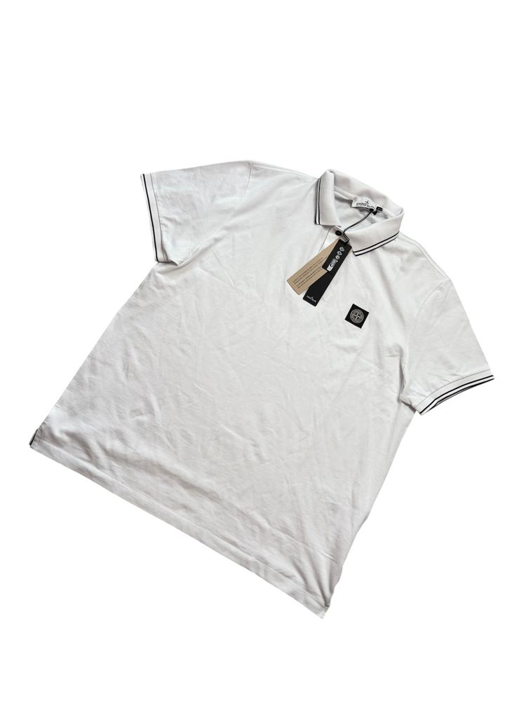 Stone Island Polo White BNWT imagen 4