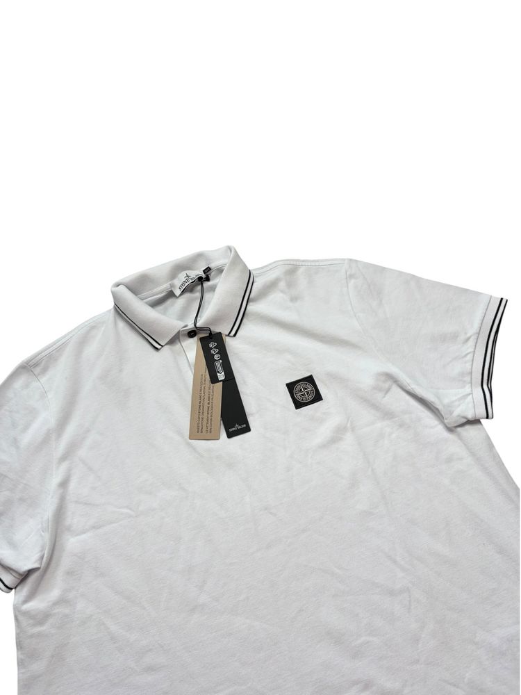 Stone Island Polo White BNWT imagen 5