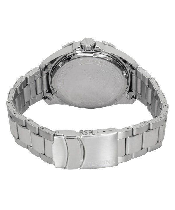 Festina Stainless Steel Multifunction Black Dial Quartz F20623-4 100M Men's Watch image 4