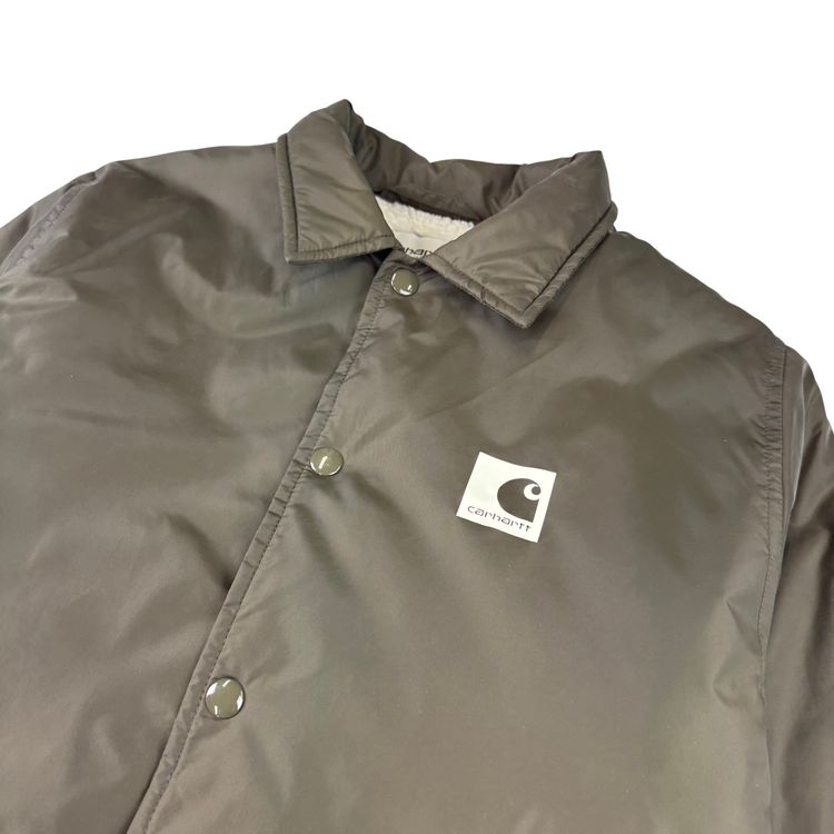 Carhartt Sports Pile Coach Jacket Green obraz 6