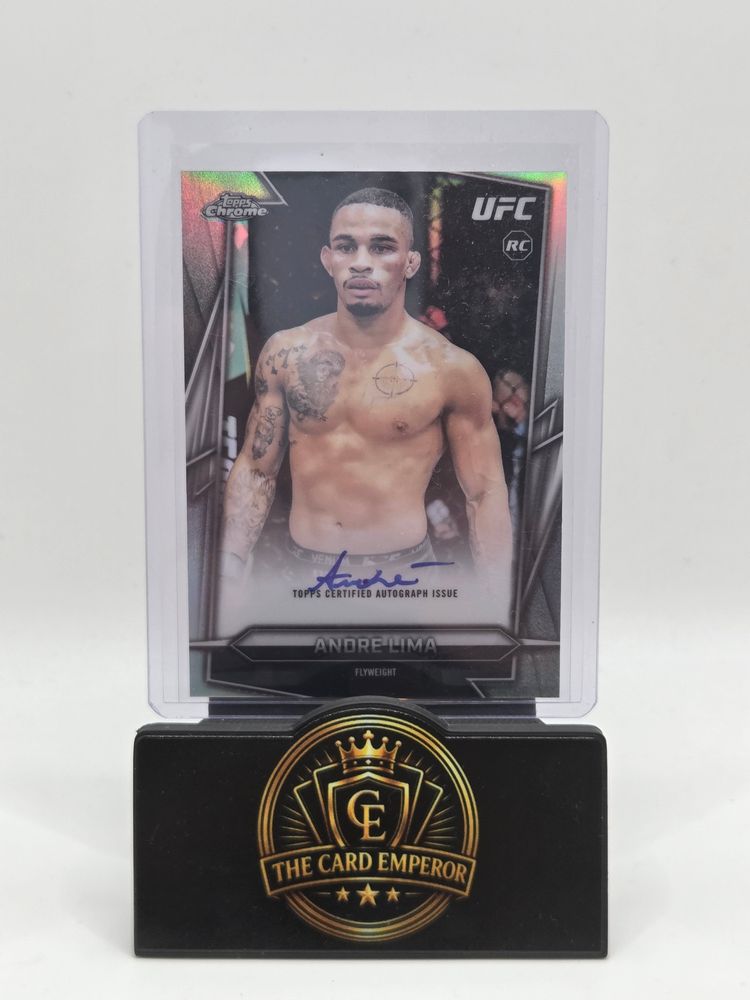 Andre Lima (Flyweight) Autographed Card Topps Chrome UFC 2026 imagen 1