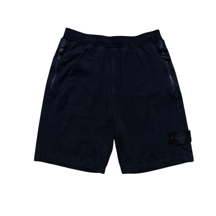 Stone Island Navy Ghost Shorts image 1